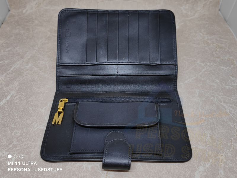 MOSCHINO REDWALL Preloved Checkbook clutch big wallet, foto 5