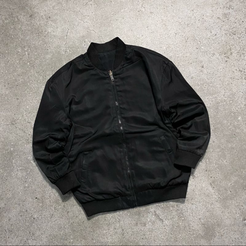 bershka reversibel bomber jacket, foto 3