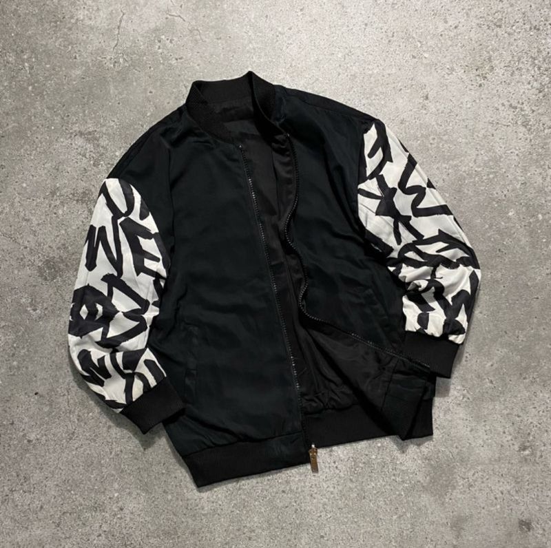 bershka reversibel bomber jacket, foto 2
