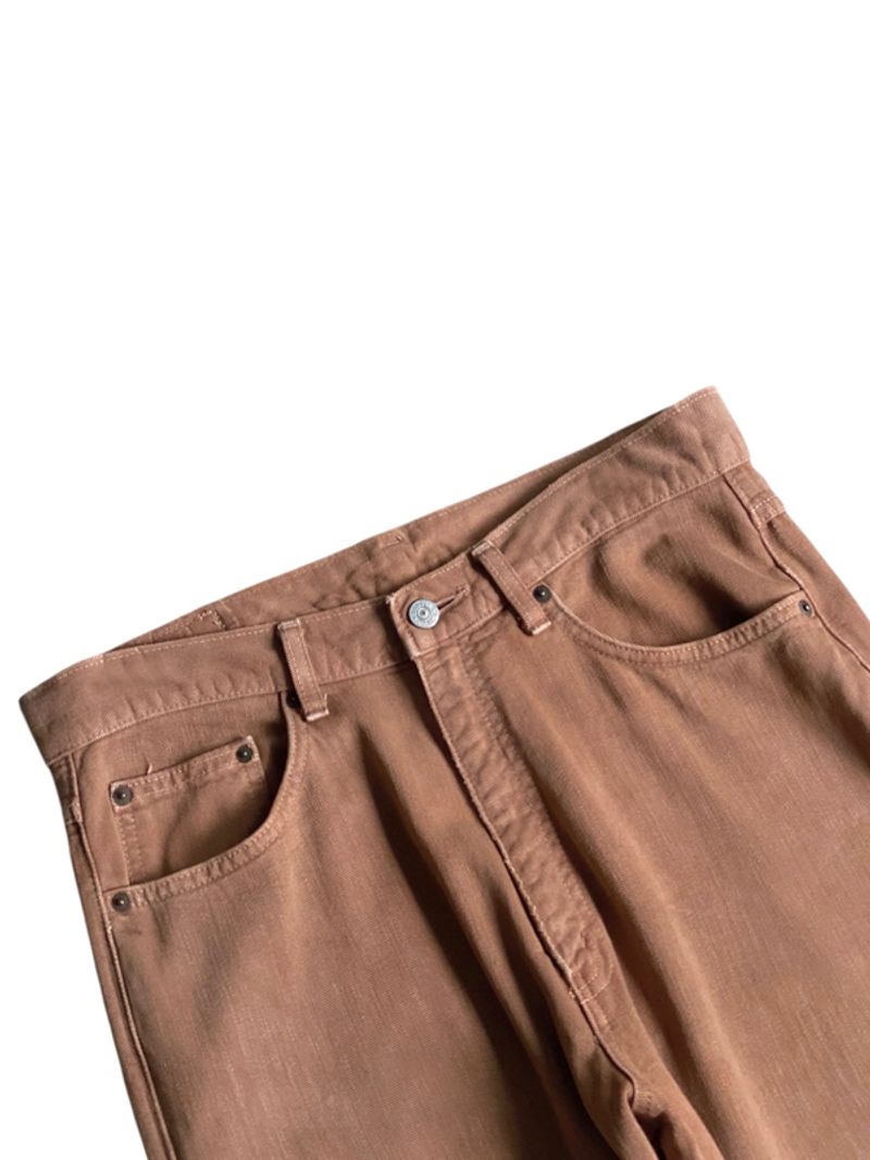 Bobson distressed 04 jeans washed caramel brown regular stra, foto 3
