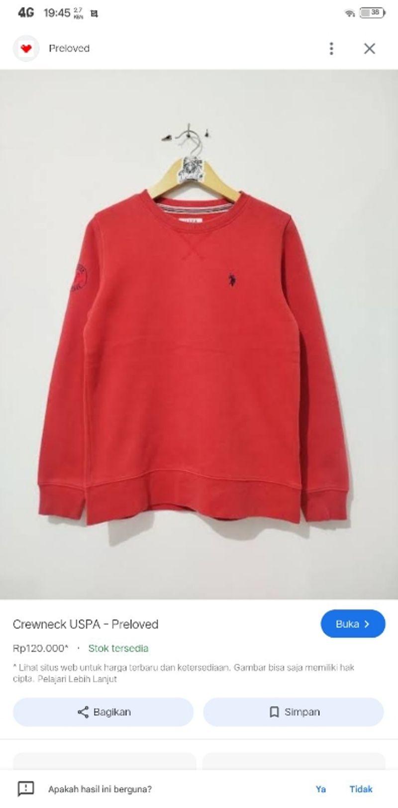 cruneck uspa polo original, foto 2