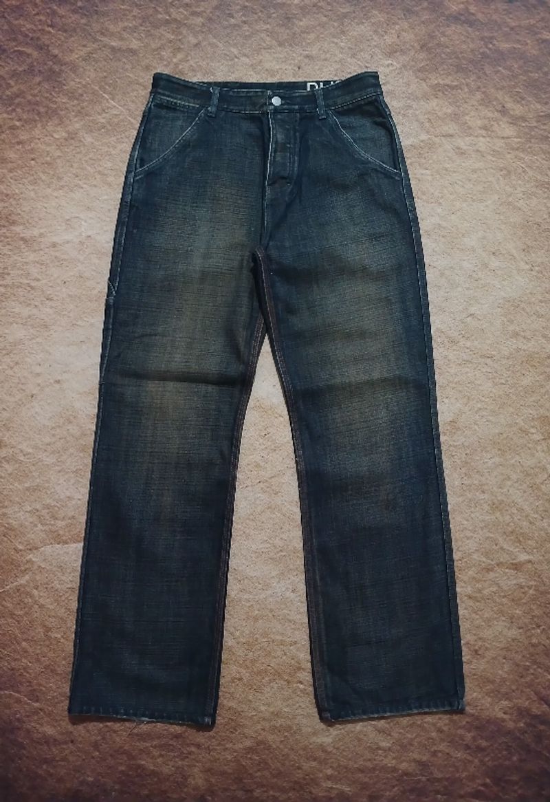 Celana jeans carpanter dkny pria loose reguler second origin, foto 7