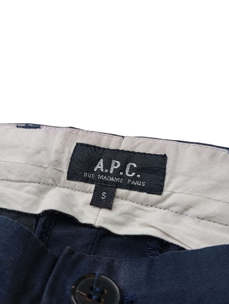 A.P.C cotton navy trouser pants, foto 4