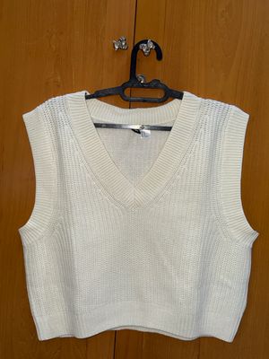 H&M Vest Putih