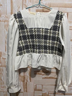 Preloved Jin Ro Blouse Korea Style