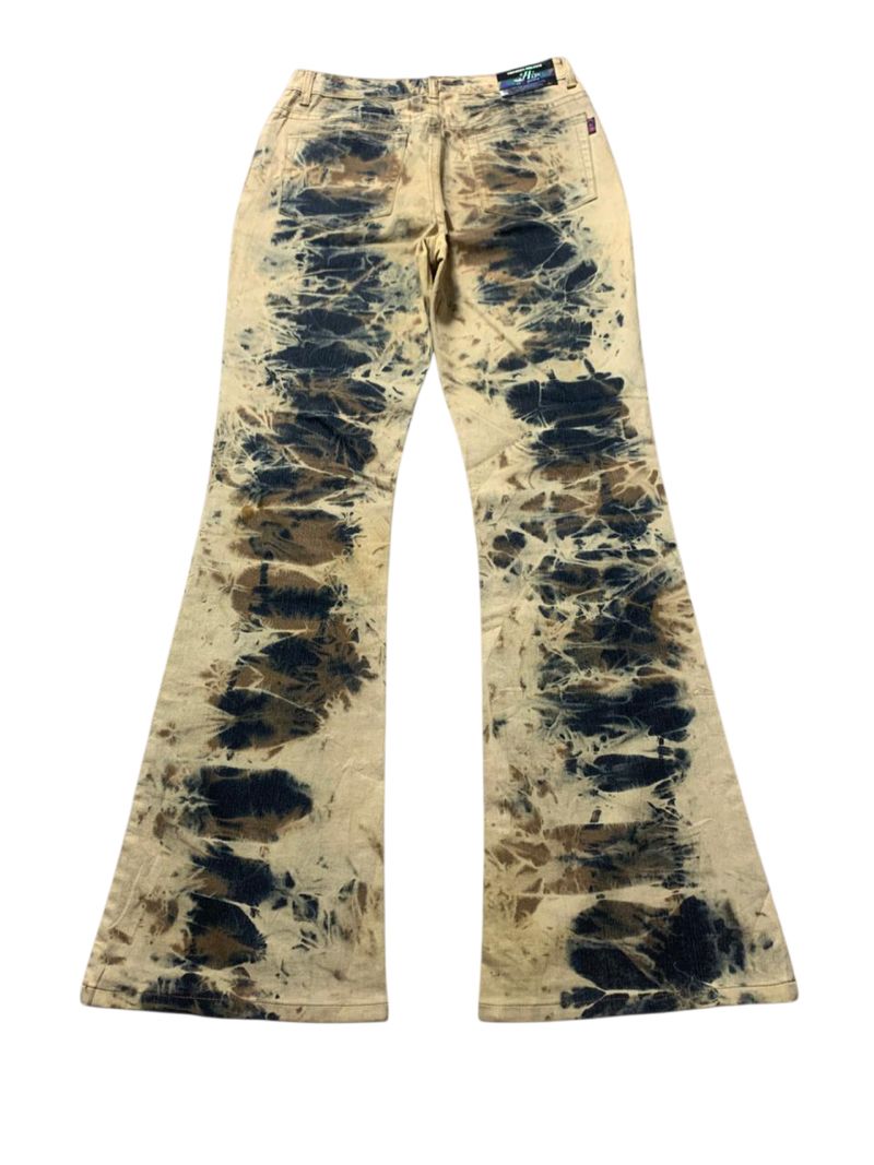 00s C&H Paris Acid Wash Flared Denim, foto 5