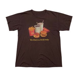 Travis scott cactus jack Mcdonalds deserve a break tee