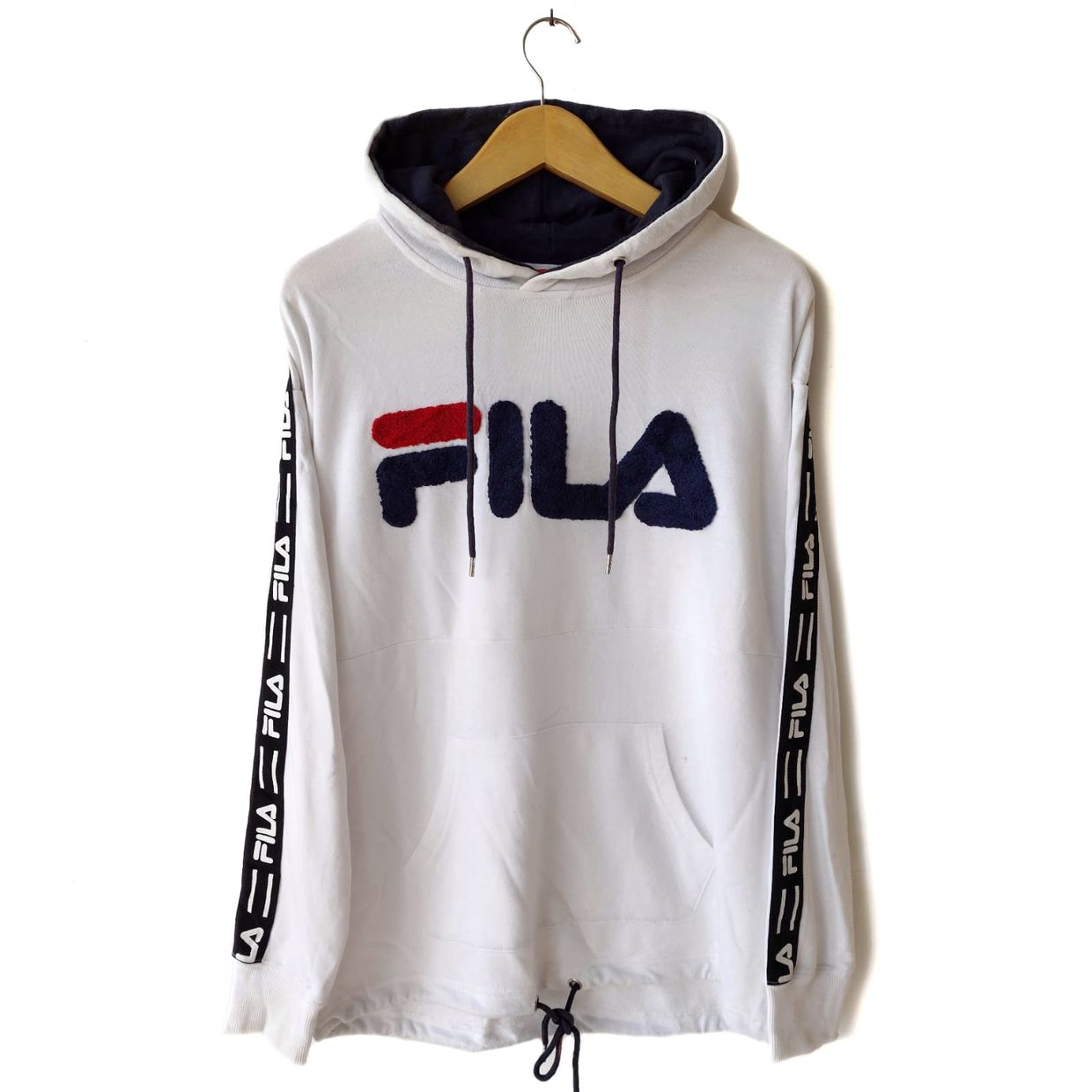 Jordan Fila Striped Hoodie Áo Hoodie Trẻ Em Jordan X PSG 'Black