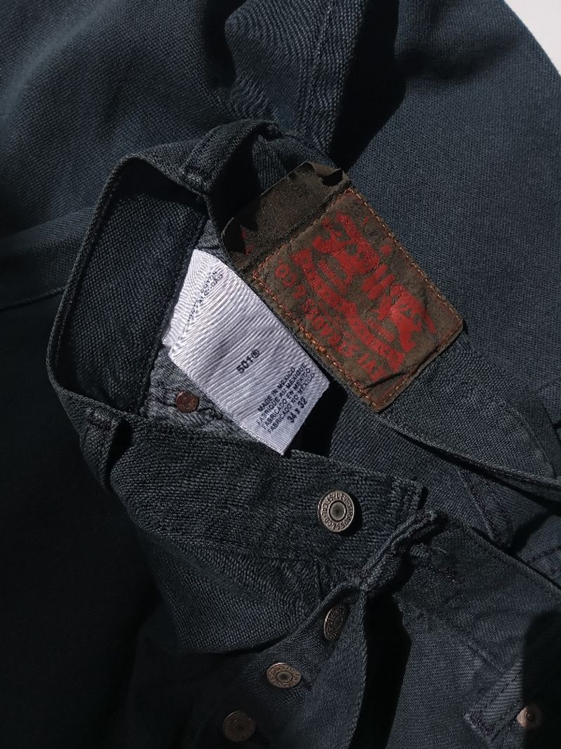 Levi's 501 dark green, foto 2