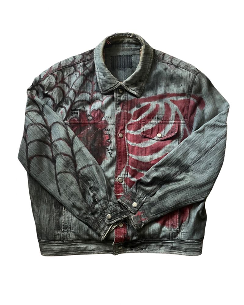 DENIM JACKET HAND PAINTED, foto 4