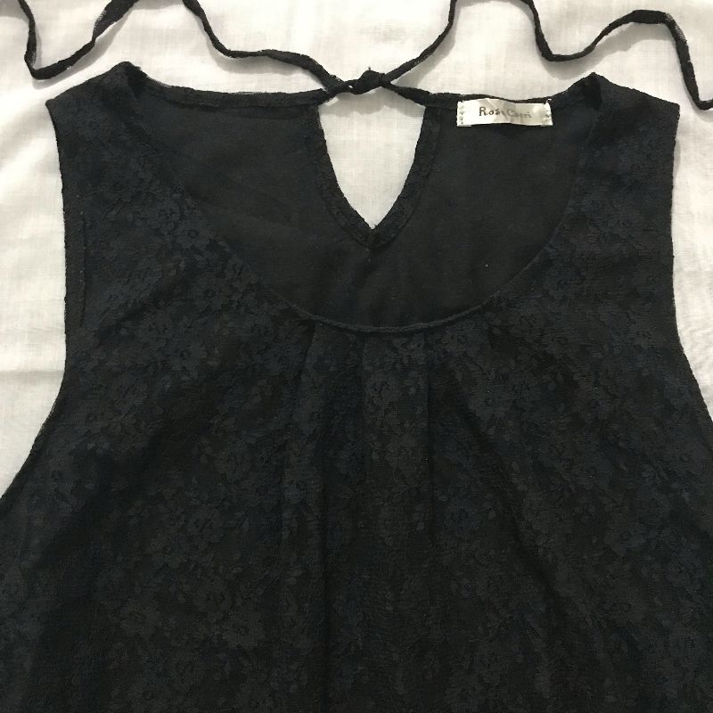 Rosa Cheri Black Lace Top, foto 5