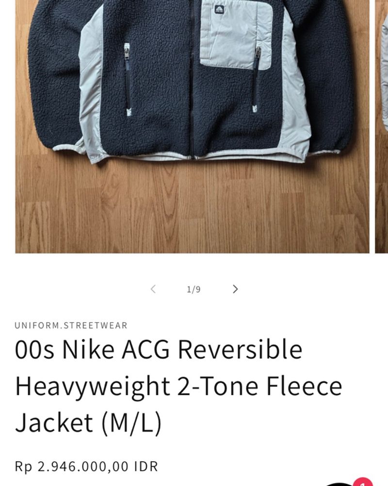 Nike ACG Reversible Fleece Jacket, foto 10