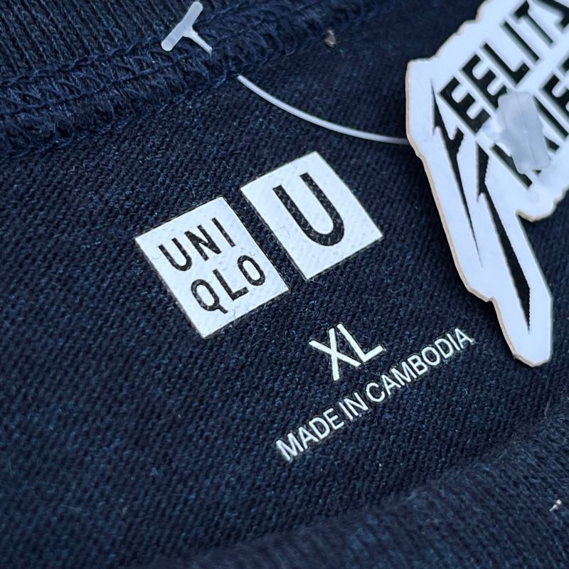 Uniqlo Basic Navy Regular Tee, foto 4