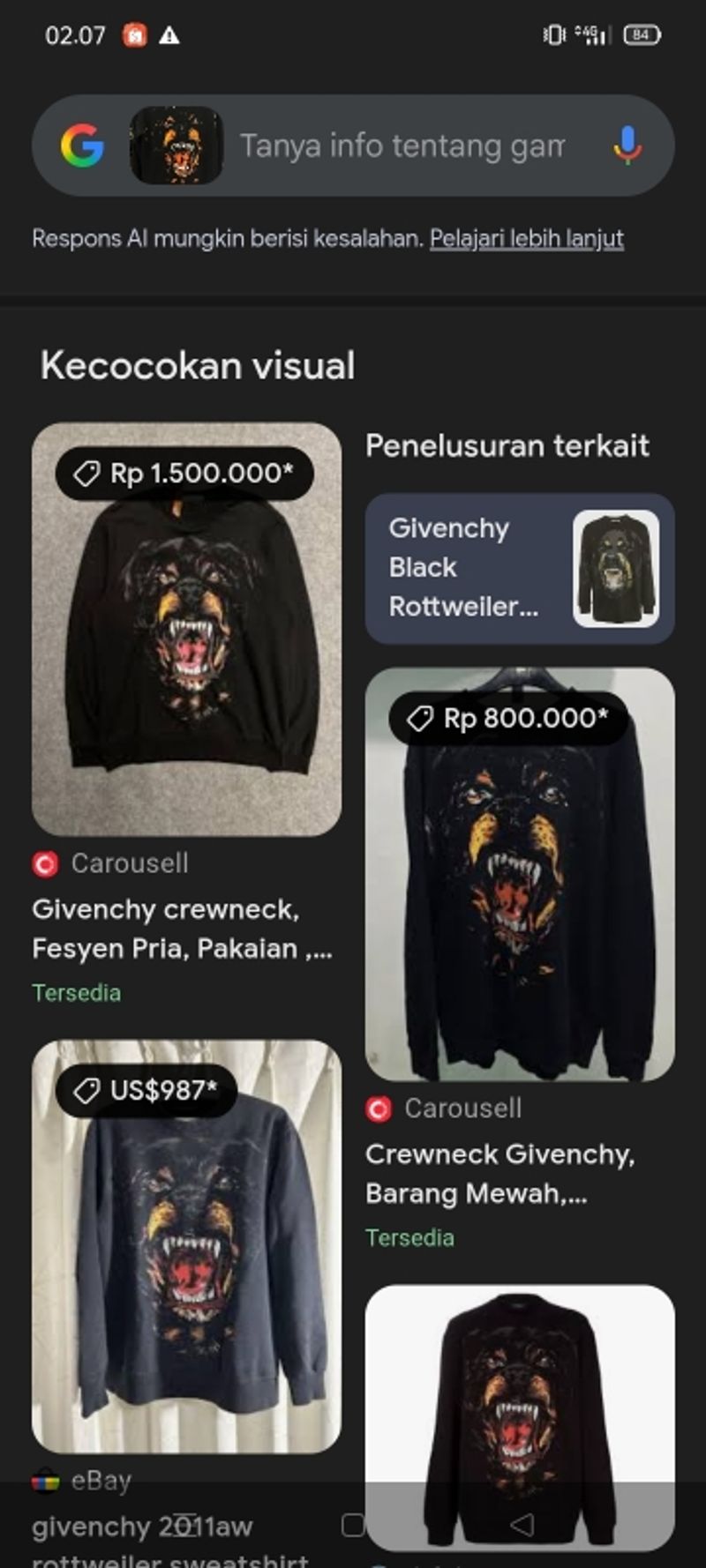 Crewneck Givenchy, foto 4