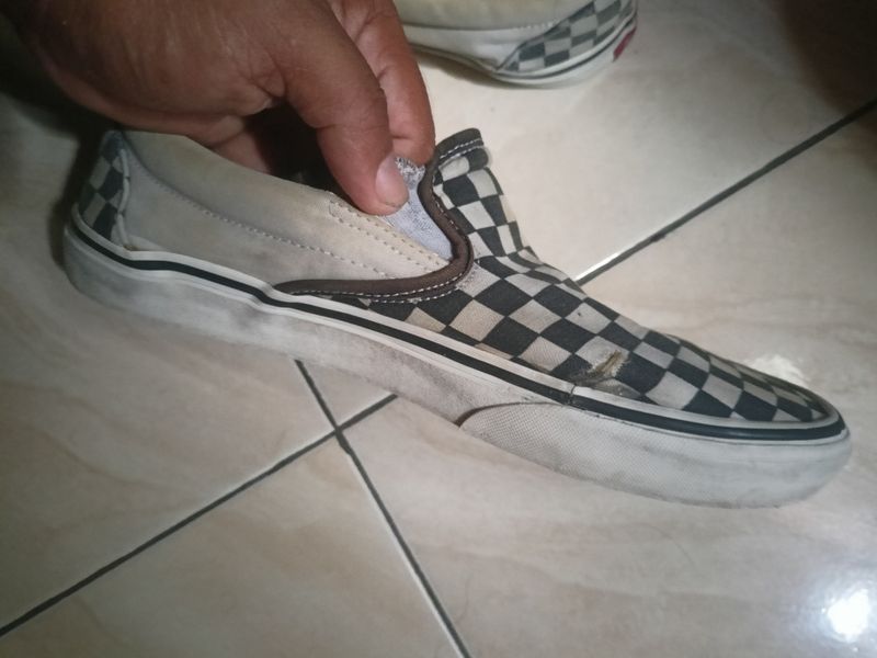 Sepatu Vans Slip on Checkerboard Second Branded Original, foto 7