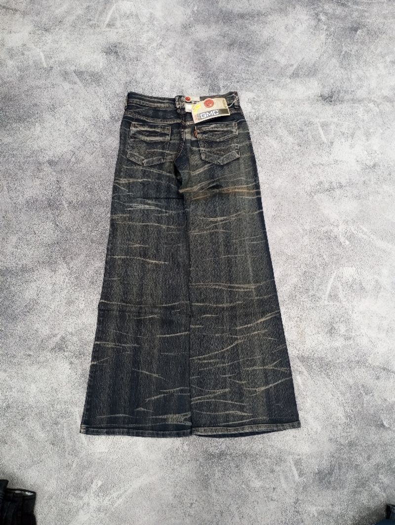 cut bray jeans pants wash strip, foto 2