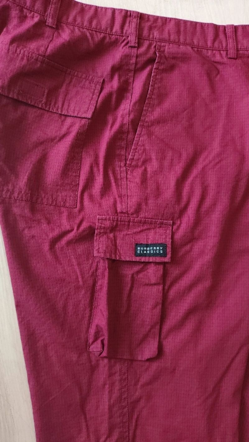 Burberry classic Maroon short pants, foto 5