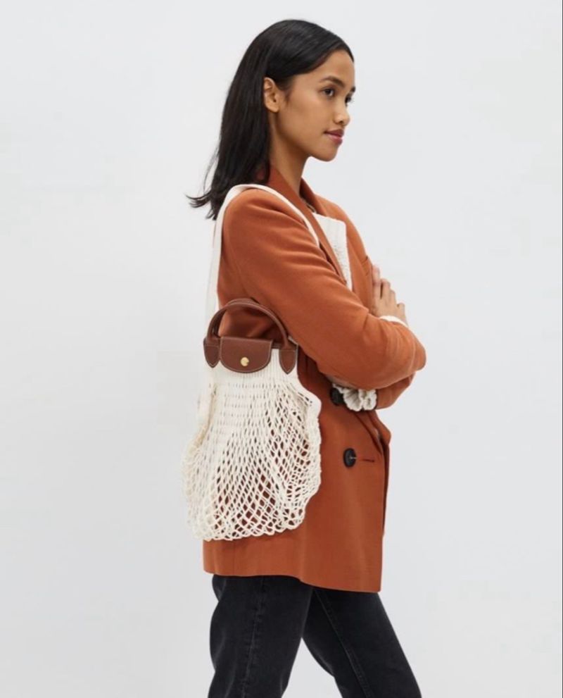 Longchamp Le Pliage Filet Mesh Totebag size Large, foto 7