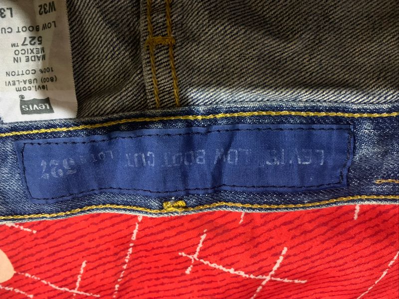 Levis 527 low boot cut tebal, foto 5