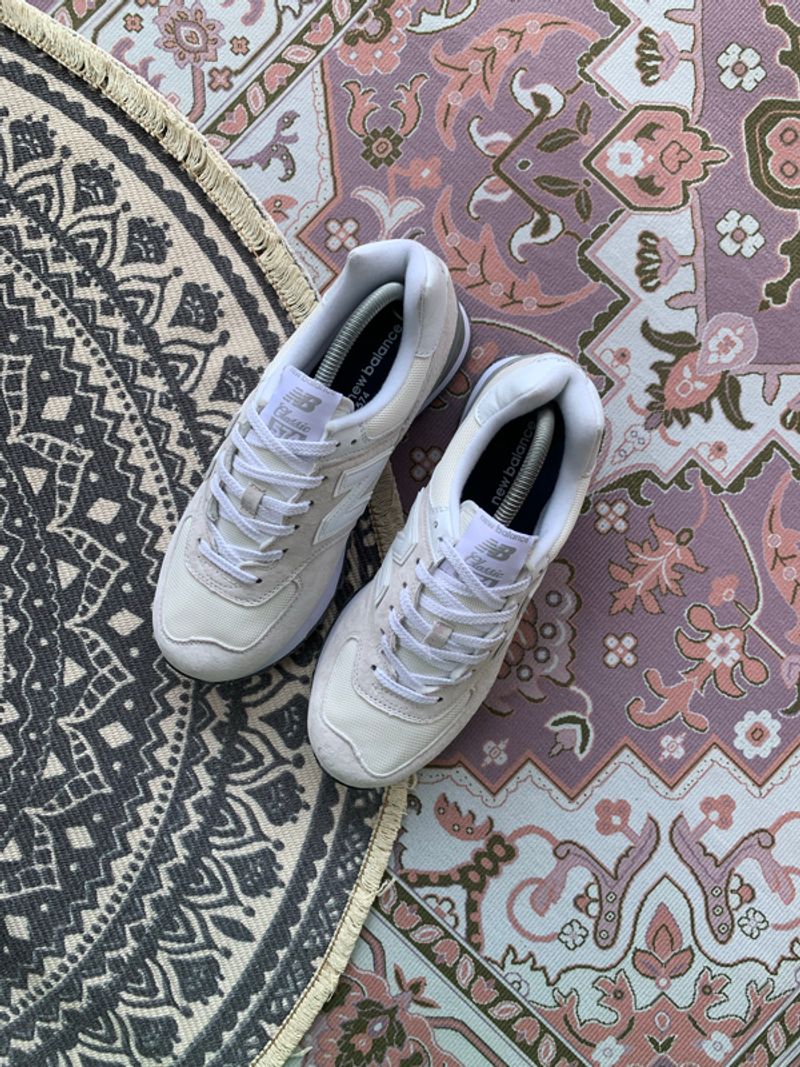 New Balance 574 Nimbus Cloud Ivory Gray, foto 3