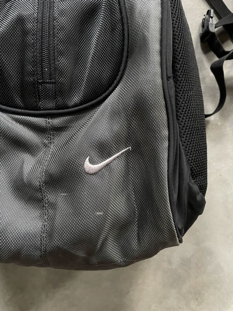 1990’s - Vintage Nike Turtel Backpack Y2k Multi Zip, foto 3