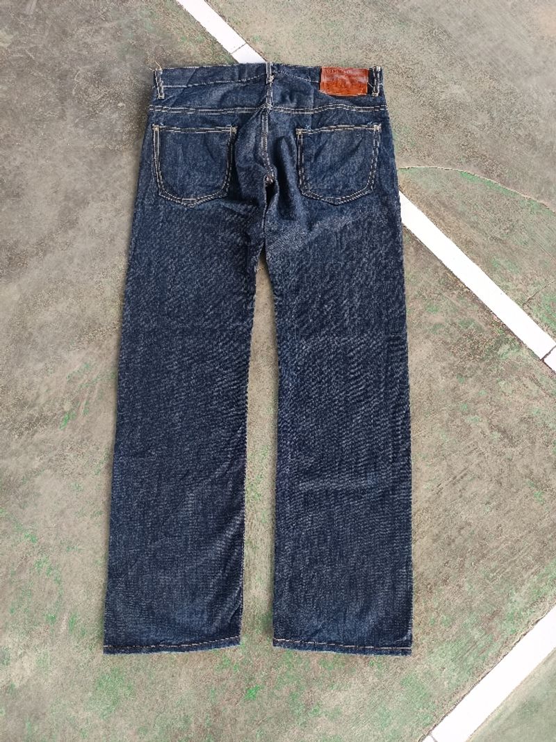 Frog japan raw indigo selvedge accent denim, foto 3