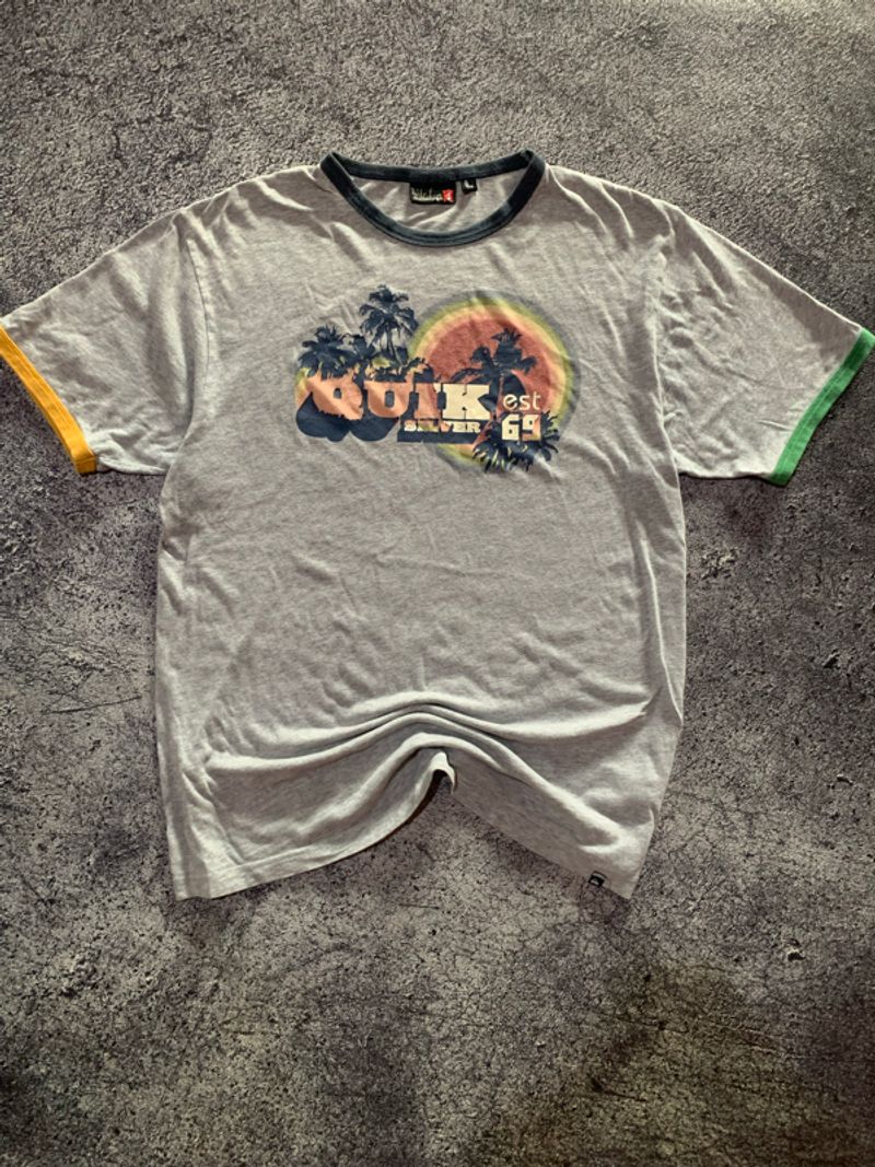 Vintage Quiksilver Ringer tee, foto 2