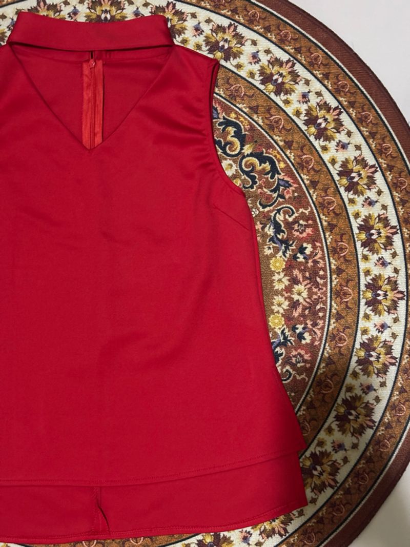 Red Choker Blouse, foto 2