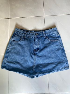Denim Skort Vintage Y2K