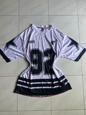 Black n White oversize Jersey Y2K