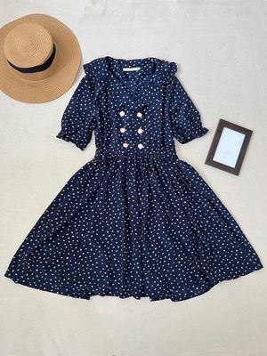 Button vintage minidress