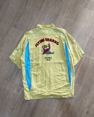 Vtg 80s Avirex Flying Shart Shirt