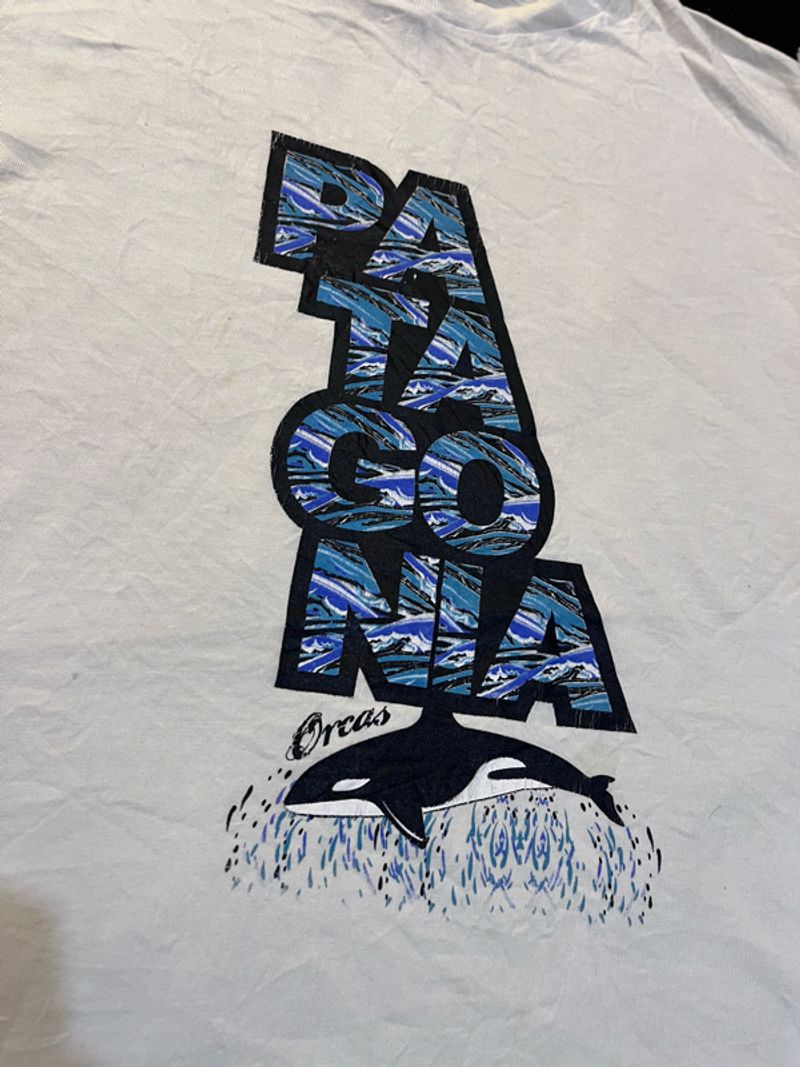vintage patagonia tshirt collab, foto 2