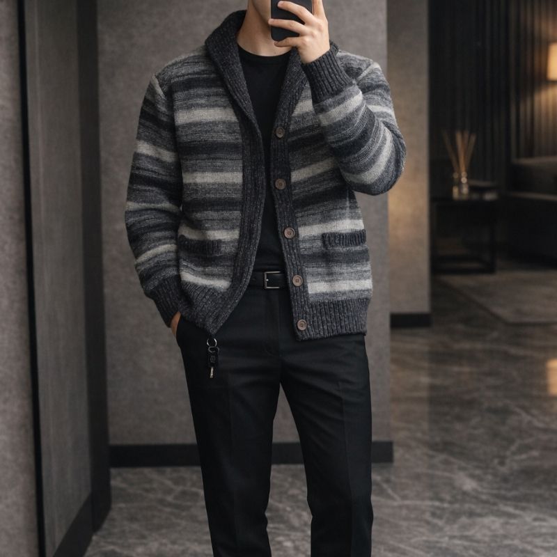 Cardigan Stripe by Natural Work, foto 2