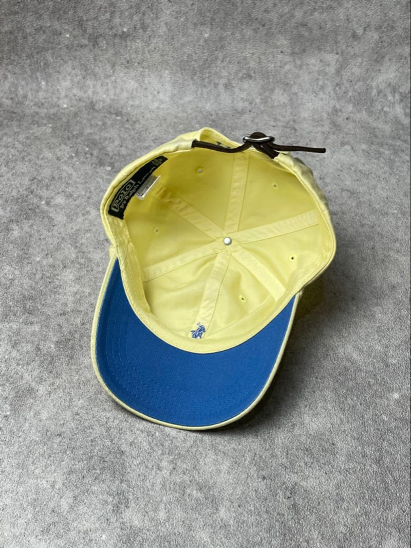 Topi Polo Ralph Lauren Unstructured Cap Yellow Lemon Adjusta, foto 8