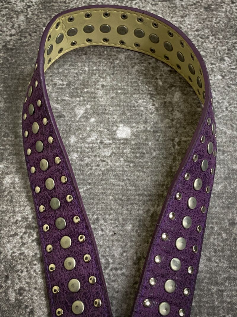2000s Studded Leather Belt, foto 3