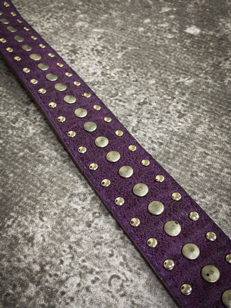 2000s Studded Leather Belt, foto 4