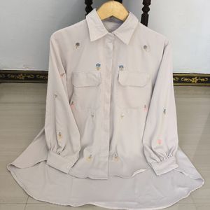 LEIA EMBROIDERY BLOUSE LD 128 • ATASAN WANITA JUMBO