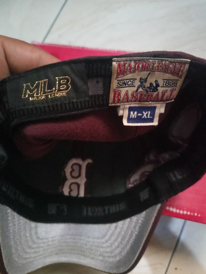 Topi Logo B Maroon MLB REDSOX Second Branded ORIGINAL, foto 6