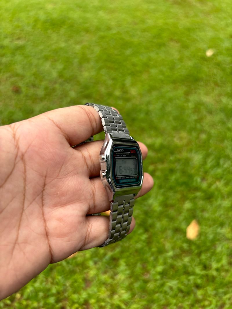 JAM CASIO A159W SILVER, foto 3