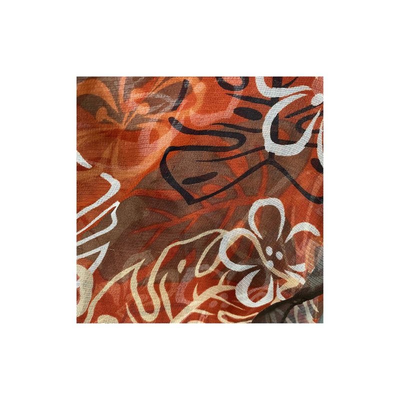 sheer floral scarf (bag accessory), foto 2