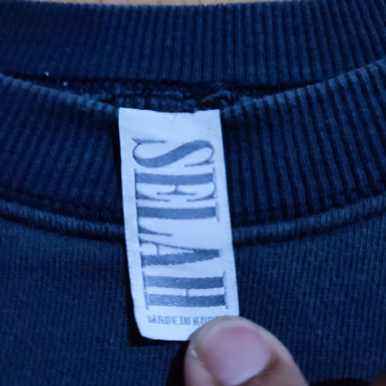 Sweatshirt Pria navy, foto 3