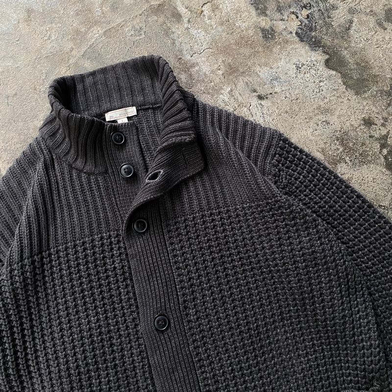Gap Heavyweight Waffle Knit Cardigan Grey, foto 6