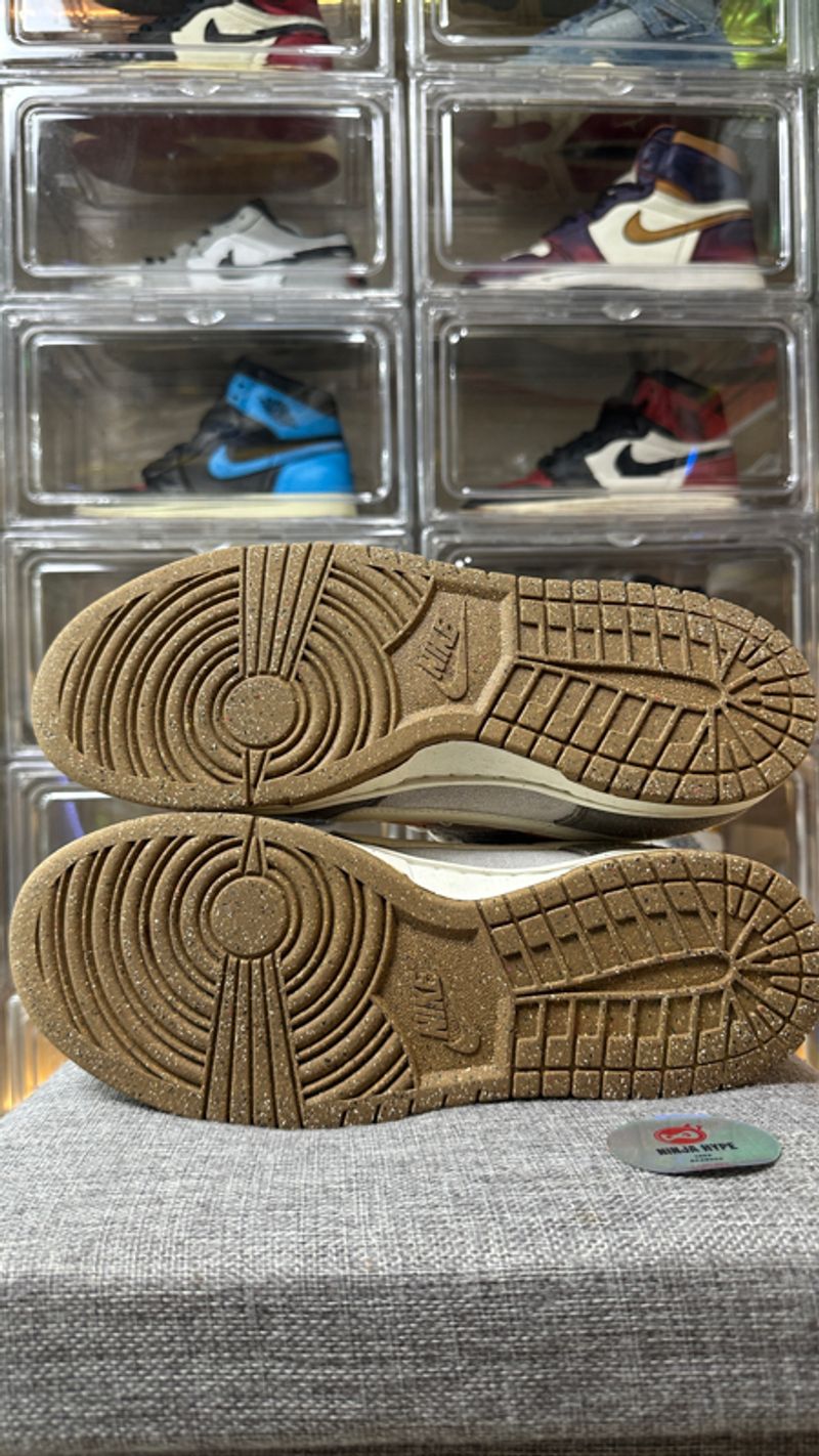 DUNK LOW SE DOUBLE SWOOSH 85 SAIL BROWN ORANGE , DUNK DOUBLE, foto 5