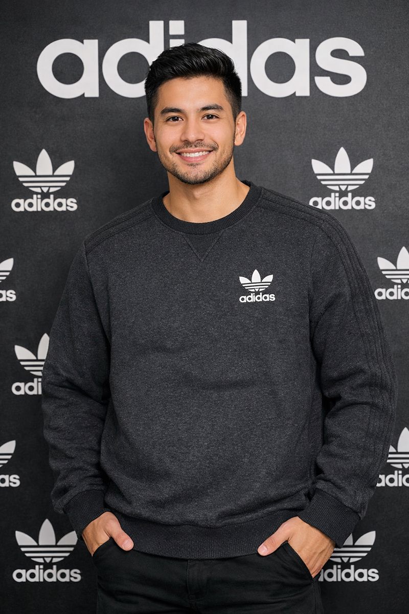 Crewneck Adidas essential strip 3, foto 2