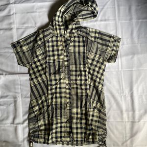Plaid Hoodie Shirt