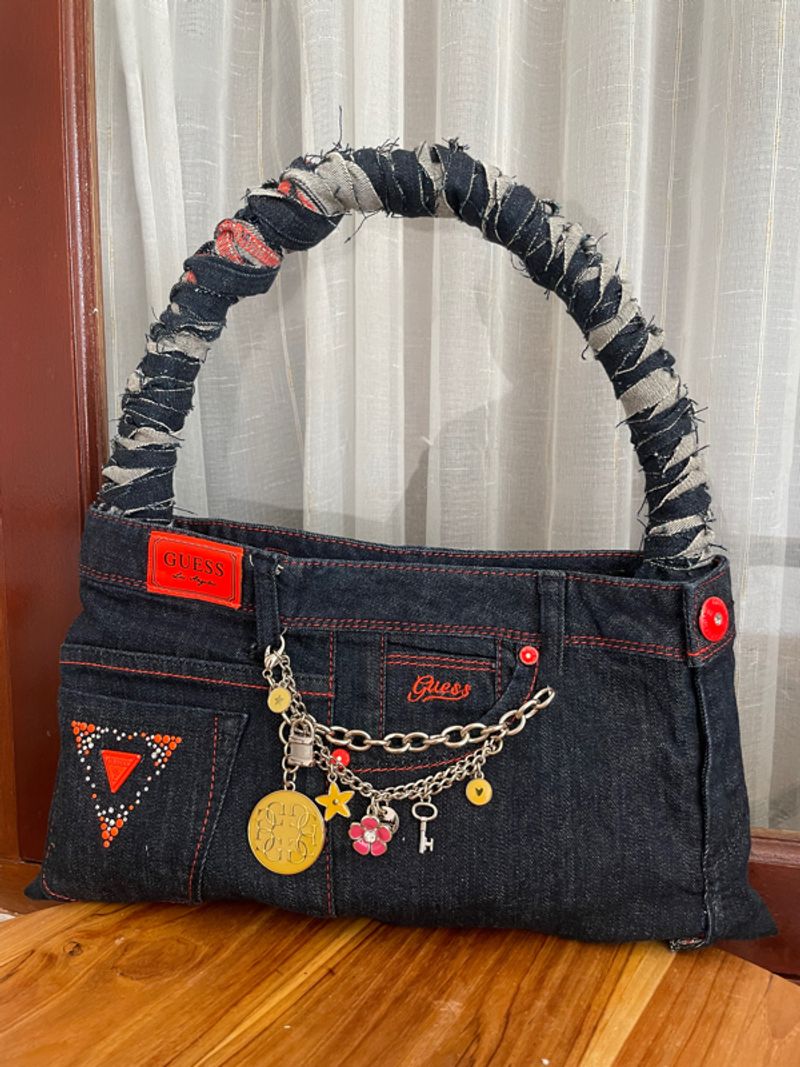 REWORKED BAG FROM ORIGINAL GUESS JEANS, foto 5