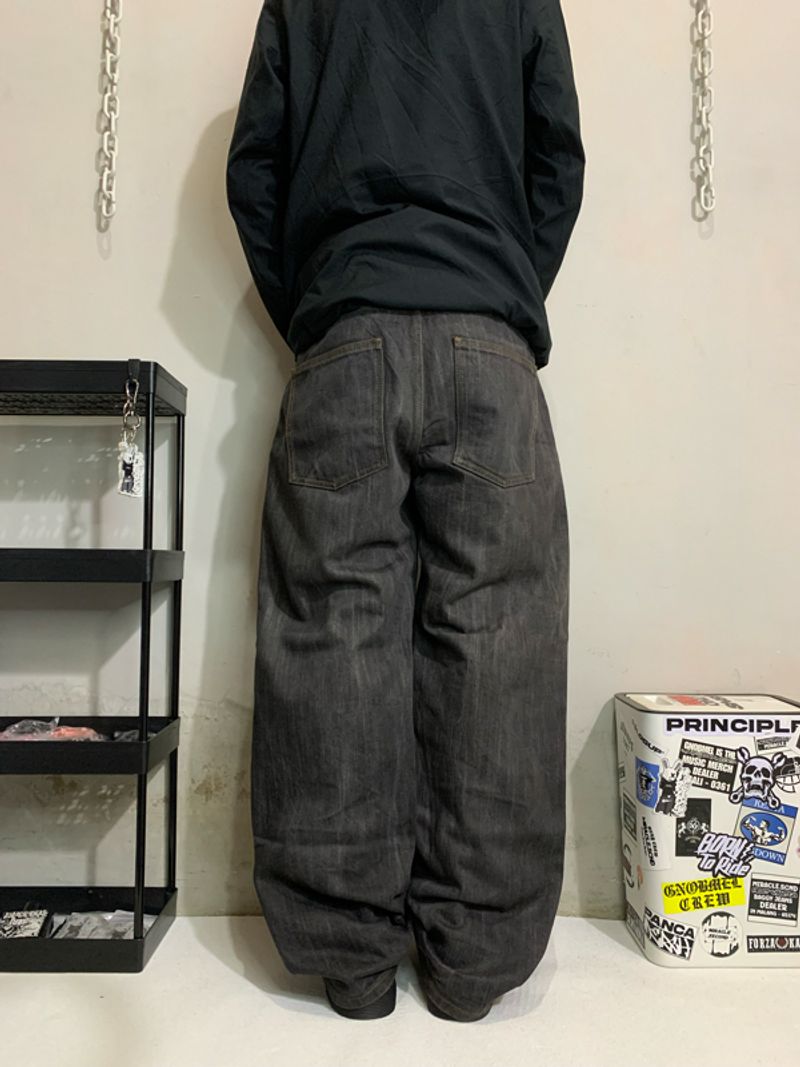 Baggy Jeans GreyWash Indigo📌, foto 3