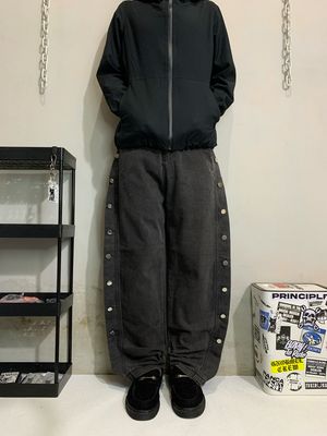 Baggy Jeans Greywash Unique Pattern📌
