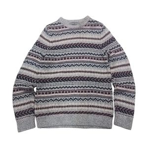 GIORDANO KNIT SWEATER VINTAGE PATTERN